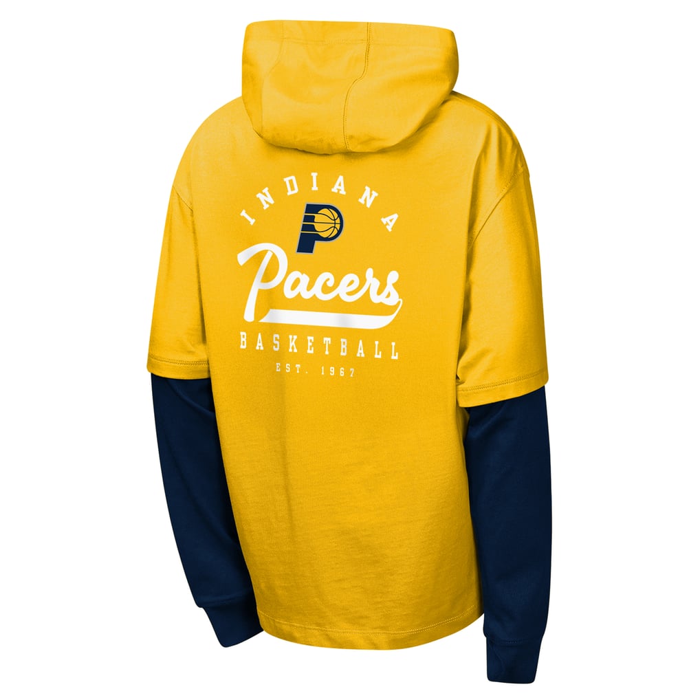 Indiana Pacers Outerstuff Youth Double Nickel Oversized Faux 2fer ...