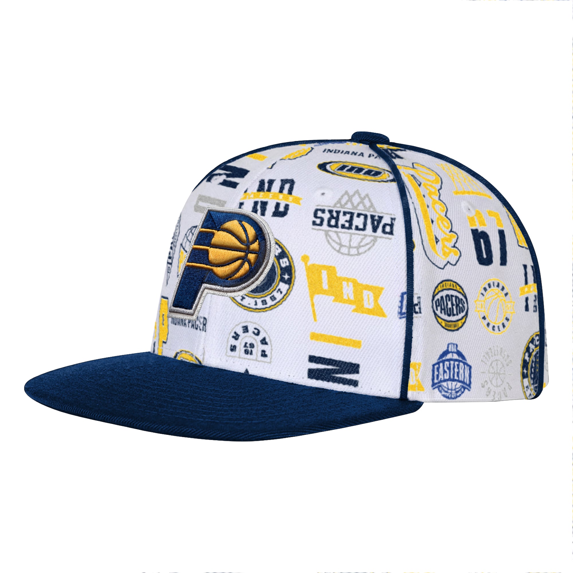 Casquette snapback blanche Youth Outerstuff Indiana Pacers.