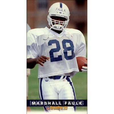 1994 GameDay #179 Marshall Faulk RC