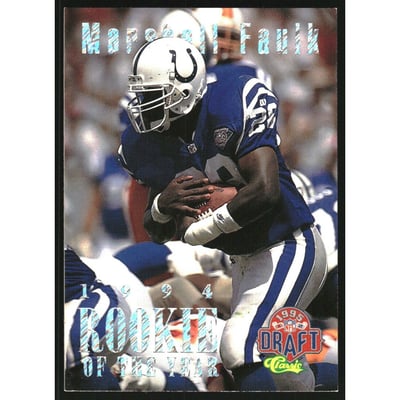 1995 Classic NFL Rookies #MF1 Marshall Faulk