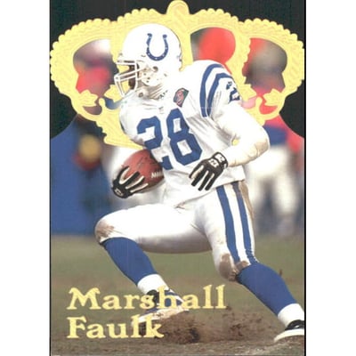 1995 Pacific Gold Crown Die Cuts #DC7 Marshall Faulk