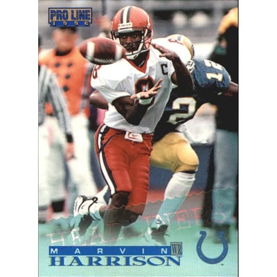 1996 Pro Line Headliners #342 Marvin Harrison