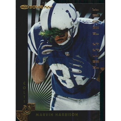 1997 Donruss Press Proofs Gold Die Cuts #24 Marvin Harrison