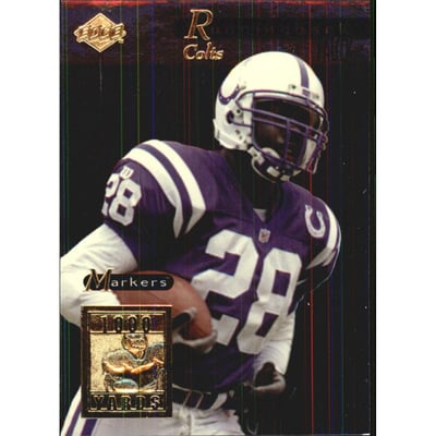 1998 CE Supreme Season Review Markers #13 Marshall Faulk