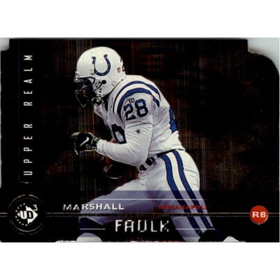 1998 UD3 Die Cuts #180 Marshall Faulk UF