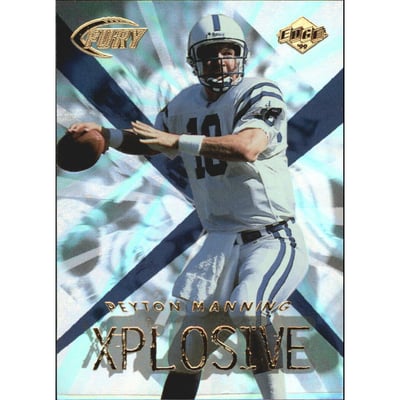 1999 Collector's Edge Fury Xplosive #10 Peyton Manning