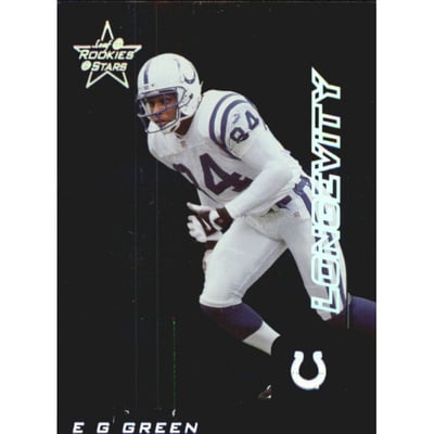 1999 Leaf Rookies and Stars Longevity #82 E.G. Green