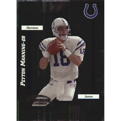 1999 Playoff Contenders SSD Triple Threat #TT18 Peyton Manning/Marvin Harrison/Edgerrin James