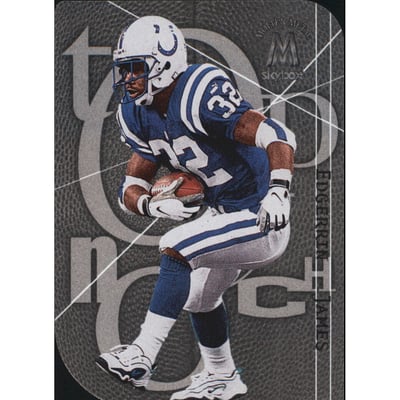 1999 SkyBox Molten Metal Top Notch Silver #TN10 Edgerrin James