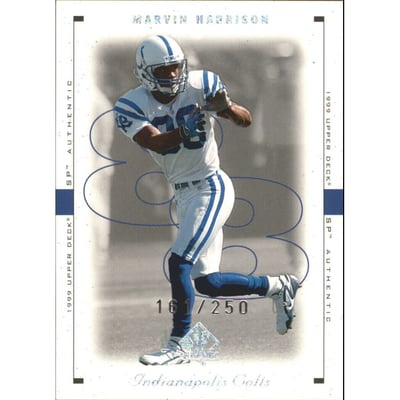 1999 SP Authentic Excitement #37 Marvin Harrison