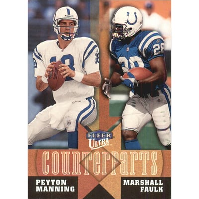 1999 Ultra Counterparts #11 P.Manning/M.Faulk