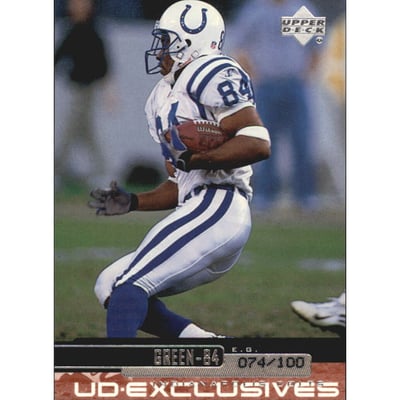 1999 Upper Deck Exclusives 100 #93 E.G. Green