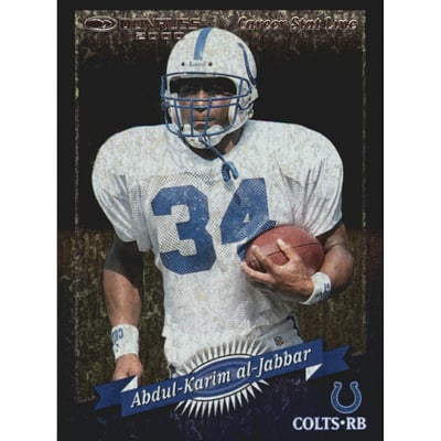 2000 Donruss Stat Line Career #38 Karim Abdul-Jabbar/33