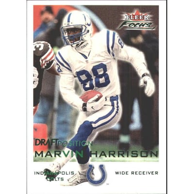 2000 Fleer Focus Draft Position #49 Marvin Harrison/119