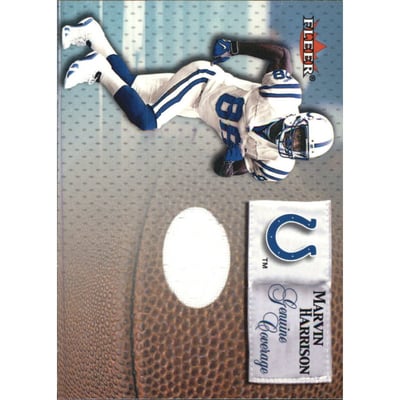 2000 Fleer Tradition Genuine Coverage #19 Marvin Harrison