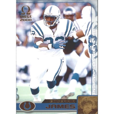 2000 Pacific Omega Gold #59 Edgerrin James