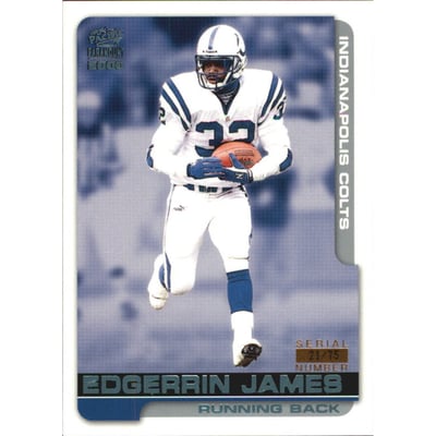 2000 Paramount Platinum Blue #99 Edgerrin James