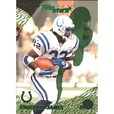 2000 Topps Stars Green #120 Edgerrin James