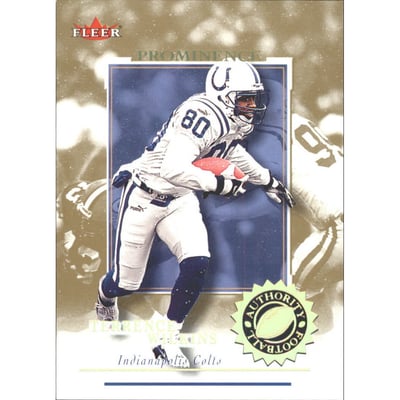 2001 Fleer Authority Prominence 125 #74 Terrence Wilkins