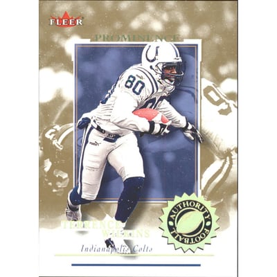 2001 Fleer Authority Prominence 75 #74 Terrence Wilkins