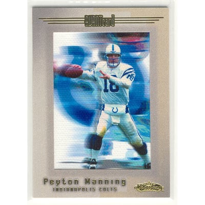 2001 Fleer Showcase #105 Peyton Manning AC