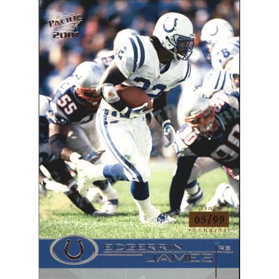 2001 Pacific Hobby LTD #182 Edgerrin James