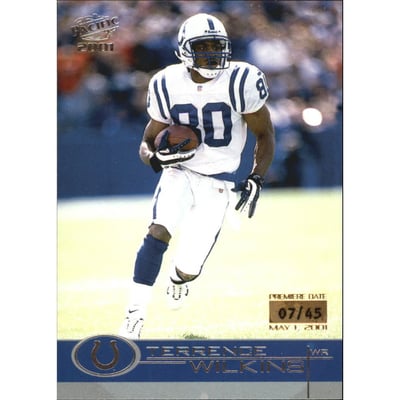 2001 Pacific Premiere Date #188 Terrence Wilkins