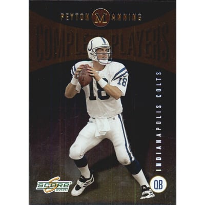 2001 Score Complete Players #CP7 Peyton Manning