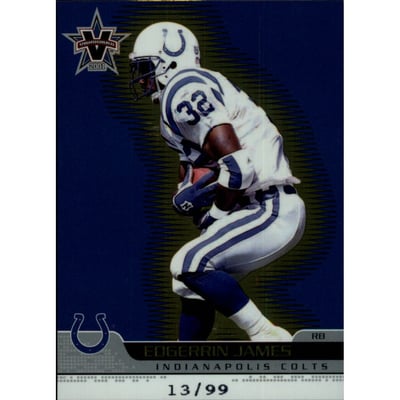 2001 Vanguard Gold #38 Edgerrin James