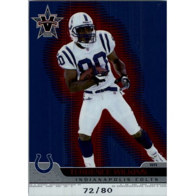 2001 Vanguard Red #40 Terrence Wilkins/80