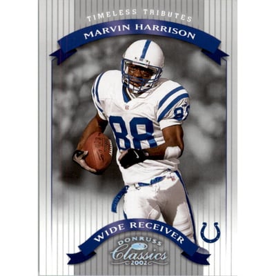 2002 Donruss Classics Timeless Tributes #62 Marvin Harrison
