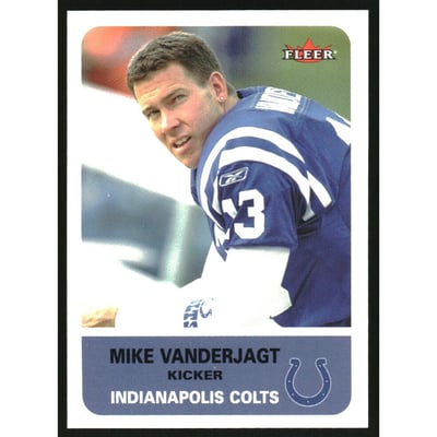 2002 Fleer Tradition Minis #225 Mike Vanderjagt