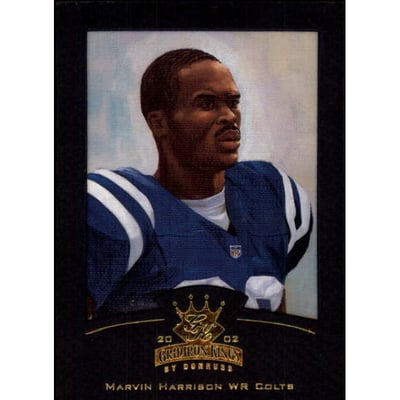 2002 Gridiron Kings Gold #37 Marvin Harrison
