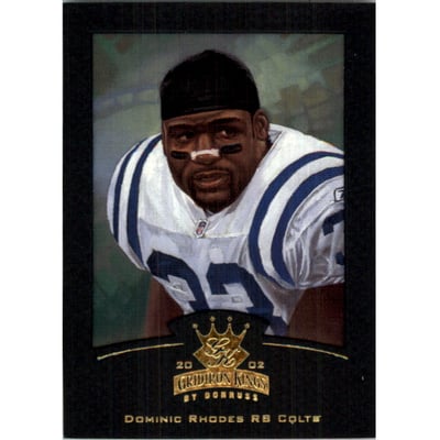 2002 Gridiron Kings Gold #38 Dominic Rhodes