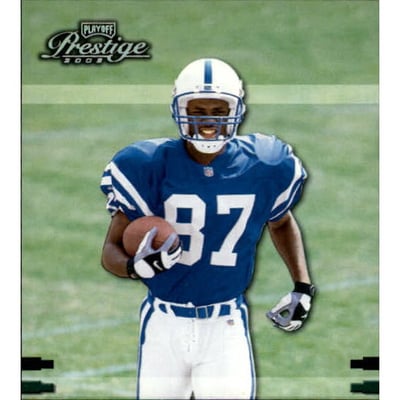 2002 Playoff Prestige Xtra Points Green #64 Reggie Wayne