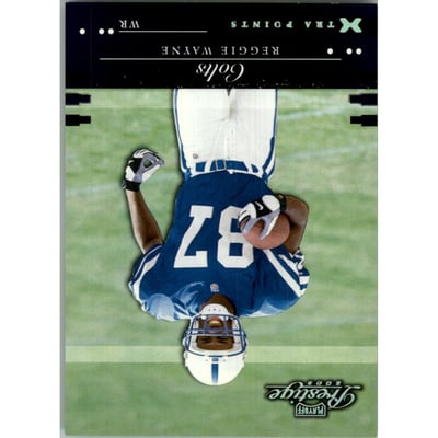 2002 Playoff Prestige Xtra Points Purple #64 Reggie Wayne