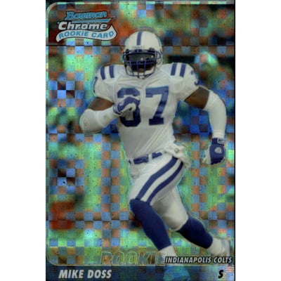 2003 Bowman Chrome Xfractors #193 Mike Doss