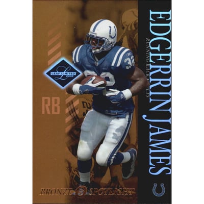 2003 Leaf Limited Bronze Spotlight #41 Edgerrin James