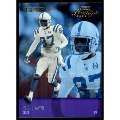 2003 Playoff Prestige Xtra Points Purple #62 Reggie Wayne