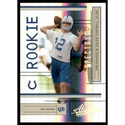 2004 Absolute Memorabilia Spectrum #154 Jim Sorgi