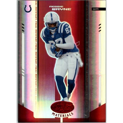 2004 Leaf Certified Materials Mirror Red #51 Reggie Wayne