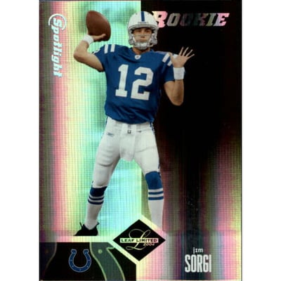 2004 Leaf Limited Silver Spotlight #173 Jim Sorgi