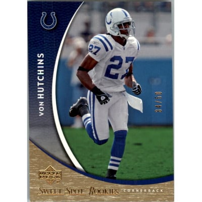 2004 Sweet Spot Gold #156 Von Hutchins