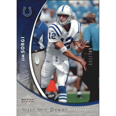 2004 Sweet Spot Silver #174 Jim Sorgi
