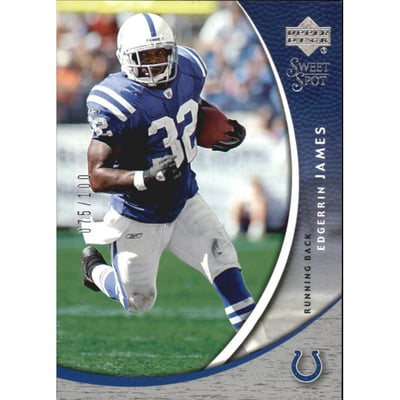 2004 Sweet Spot Silver #42 Edgerrin James