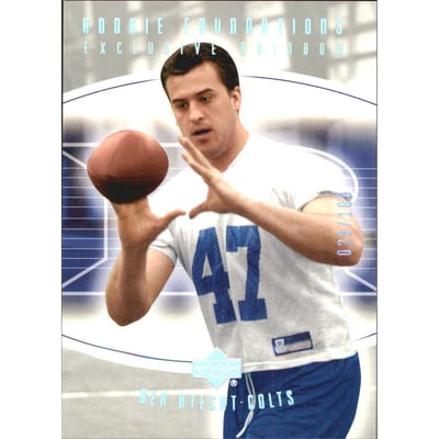 2004 Upper Deck Foundations Exclusive Rainbow Silver #154 Ben Utecht