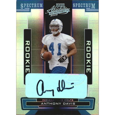 2005 Absolute Memorabilia Spectrum Silver #191 Anthony Davis