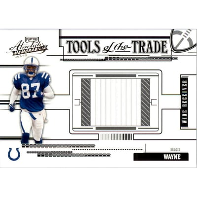 2005 Absolute Memorabilia Tools of the Trade Black #75 Reggie Wayne