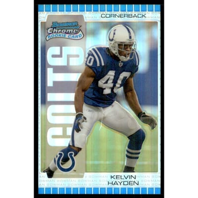 2005 Bowman Chrome Silver Refractors #181 Kelvin Hayden