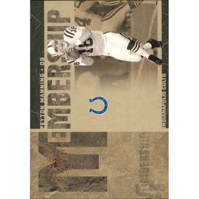 2005 Donruss Classics Membership Bronze #MS24 Peyton Manning
